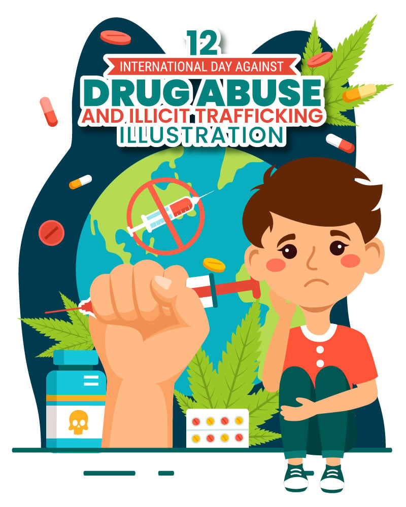 12 Drug Abuse and Trafficking illustration