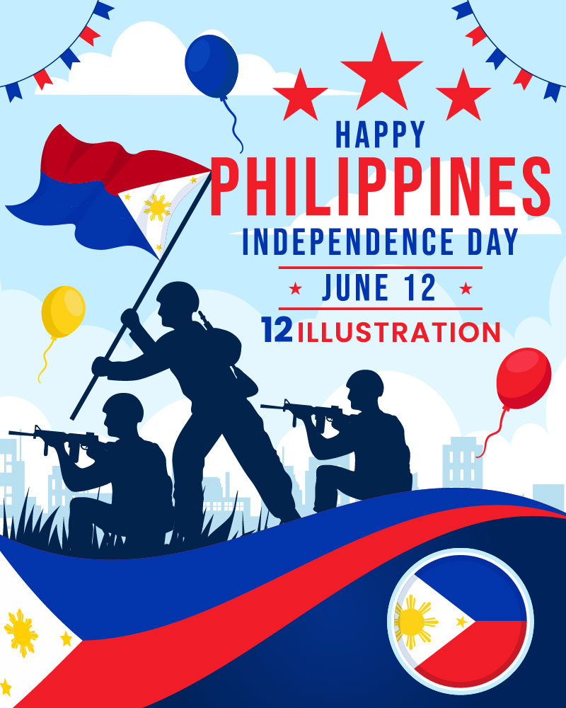 12 Philippines Independence Day Illustration