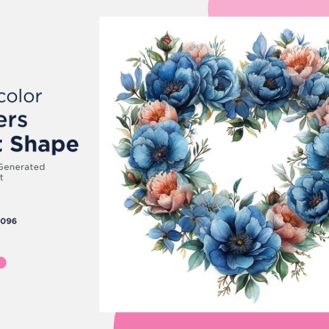 Flowers Heart Illustrations Templates 390996