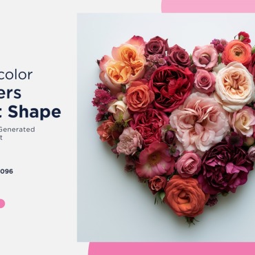 Flowers Heart Illustrations Templates 390999