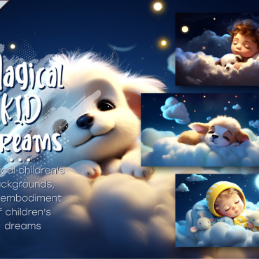 Childhood Dreams Illustrations Templates 391161
