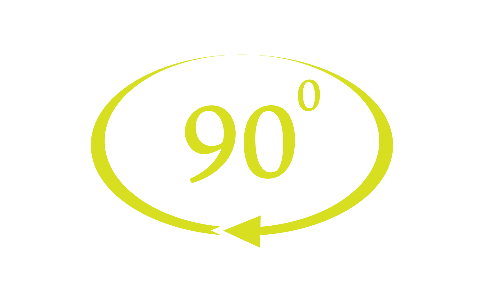 90 degree angle rotation icon symbol logo v10