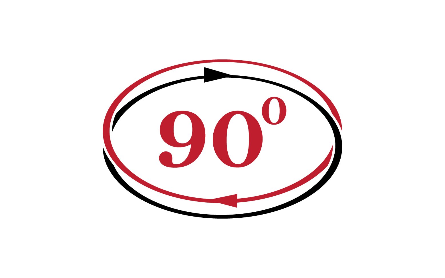 90 degree angle rotation icon symbol logo v20
