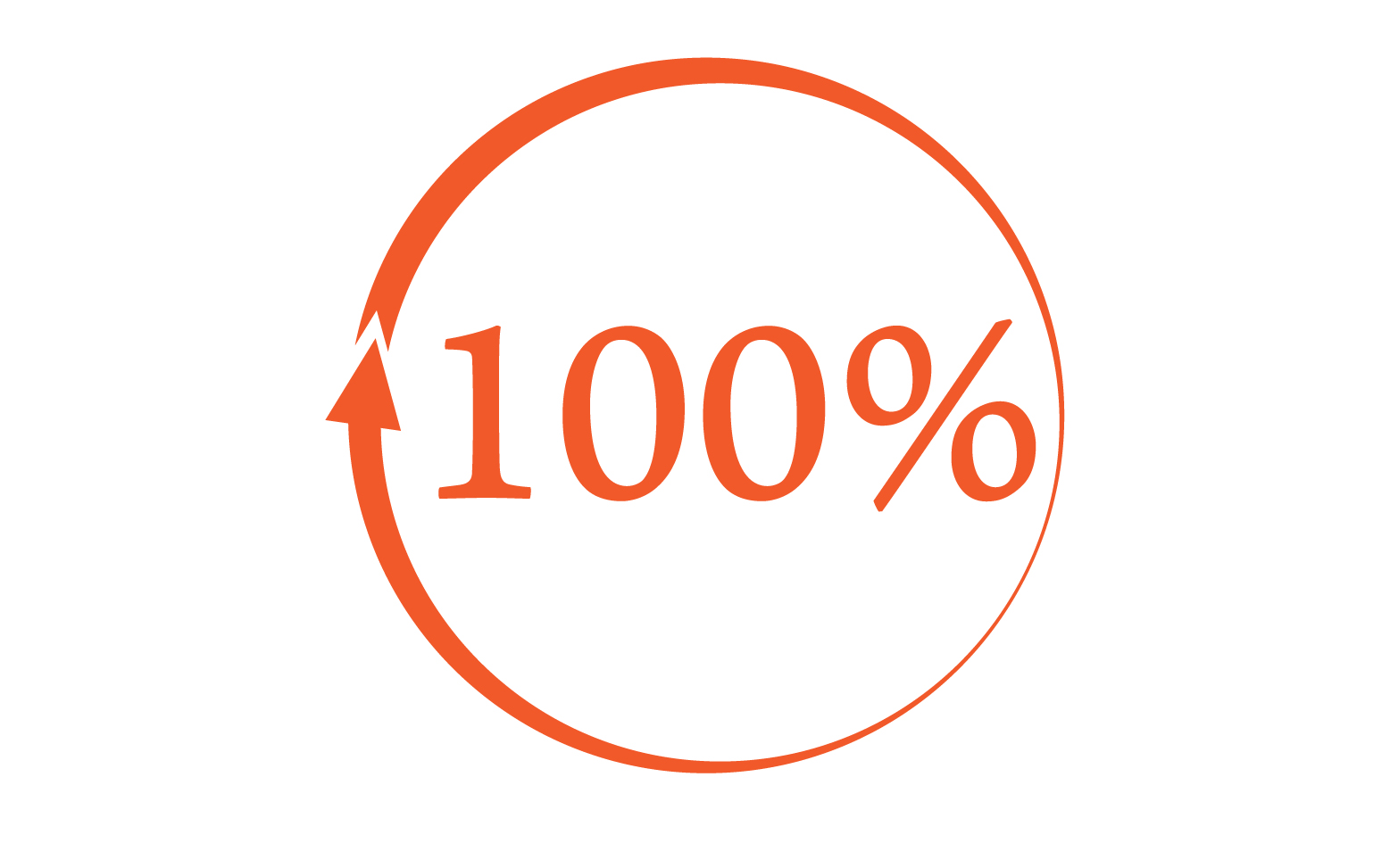 100 persent icon symbol logo version v2