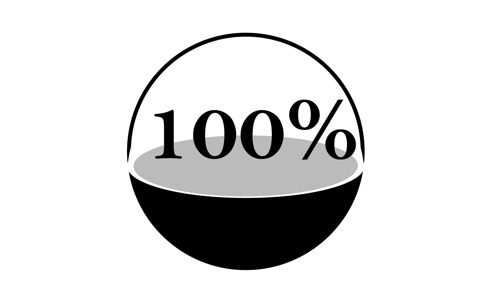 100 persent icon symbol logo version v28