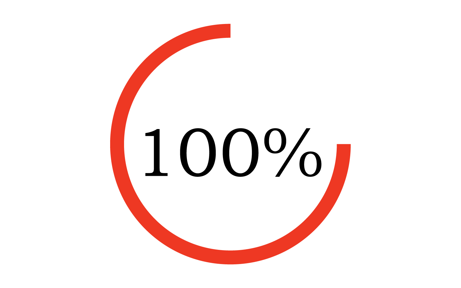 100 persent icon symbol logo version v40