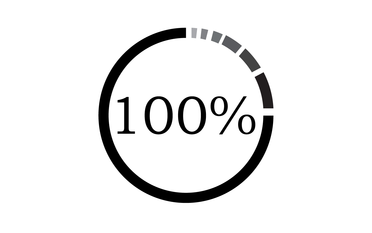100 persent icon symbol logo version v56