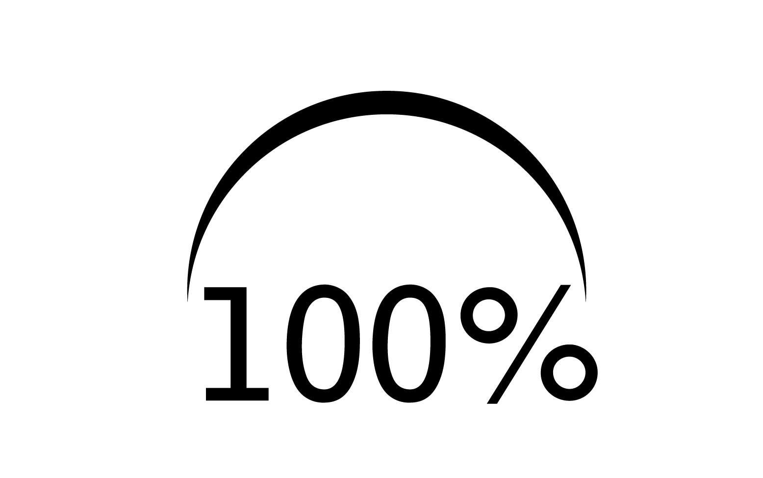 100 persent icon symbol logo version v52