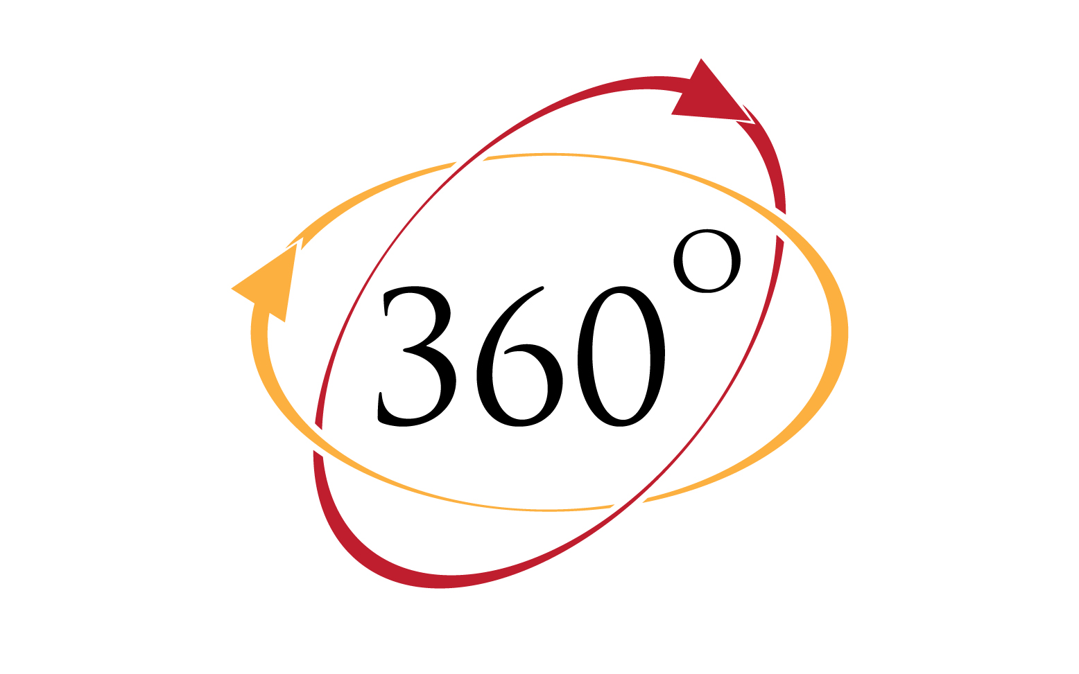 360 degree angle rotation icon symbol logo version v17