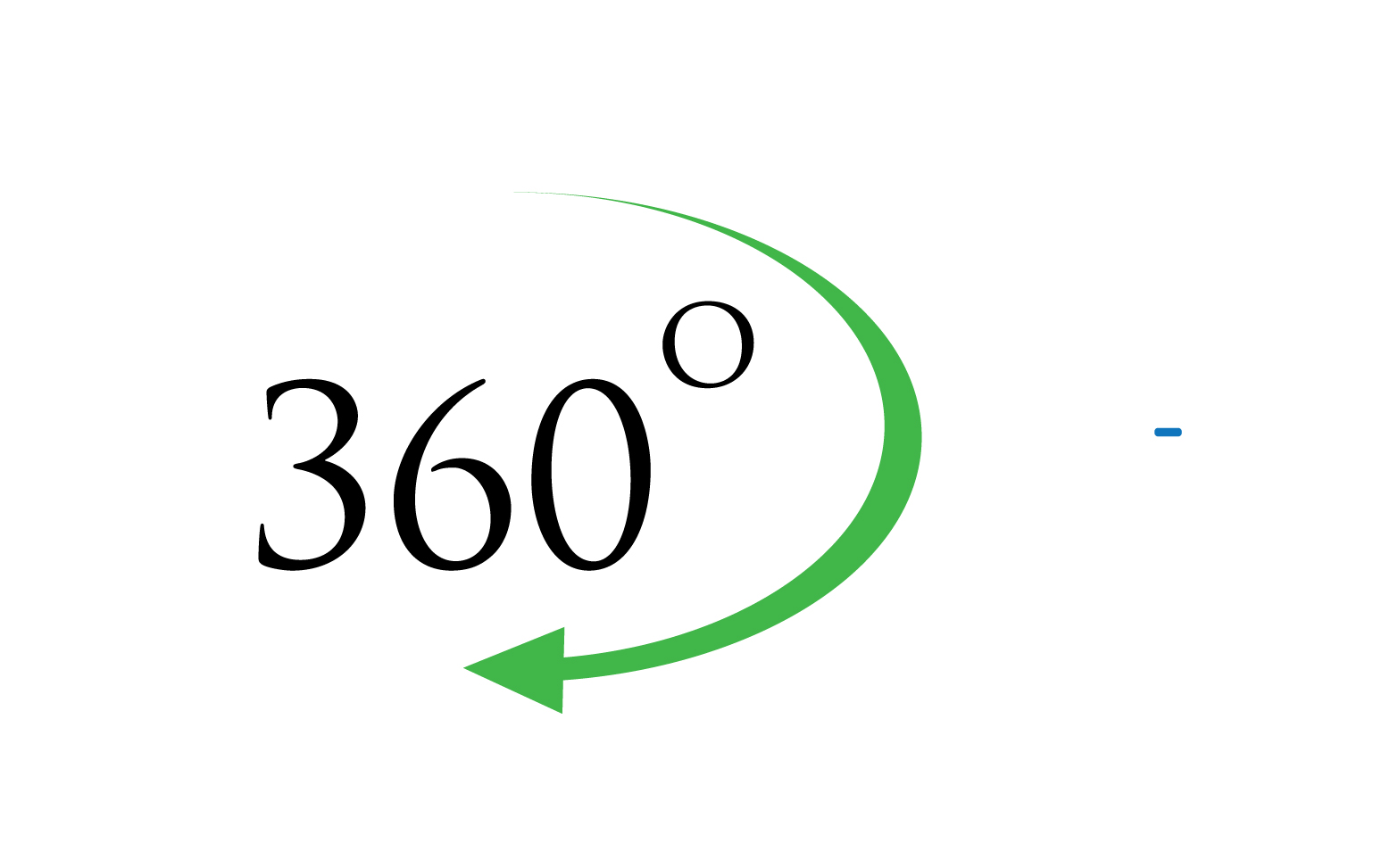 360 degree angle rotation icon symbol logo version v11