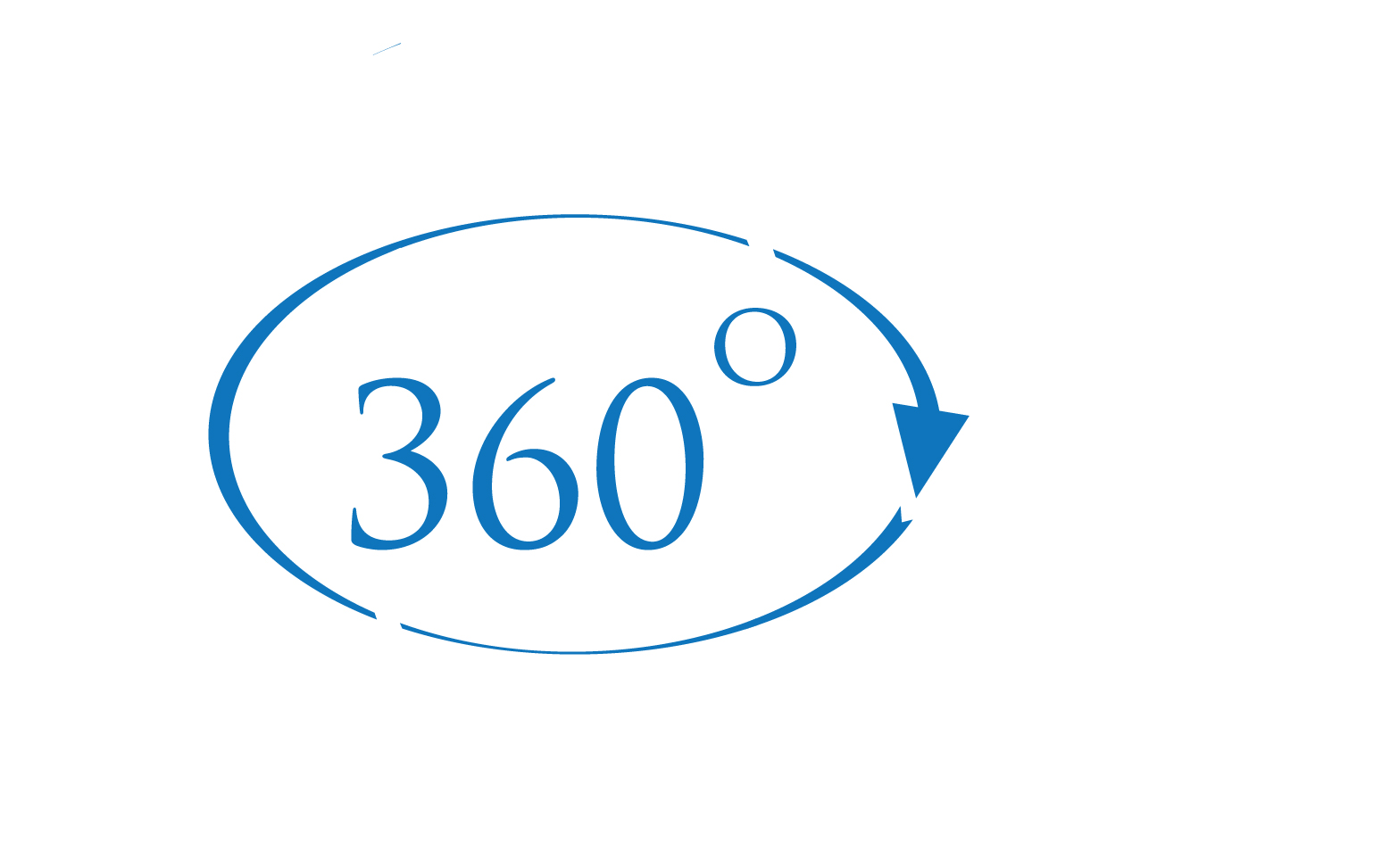 360 degree angle rotation icon symbol logo version v35