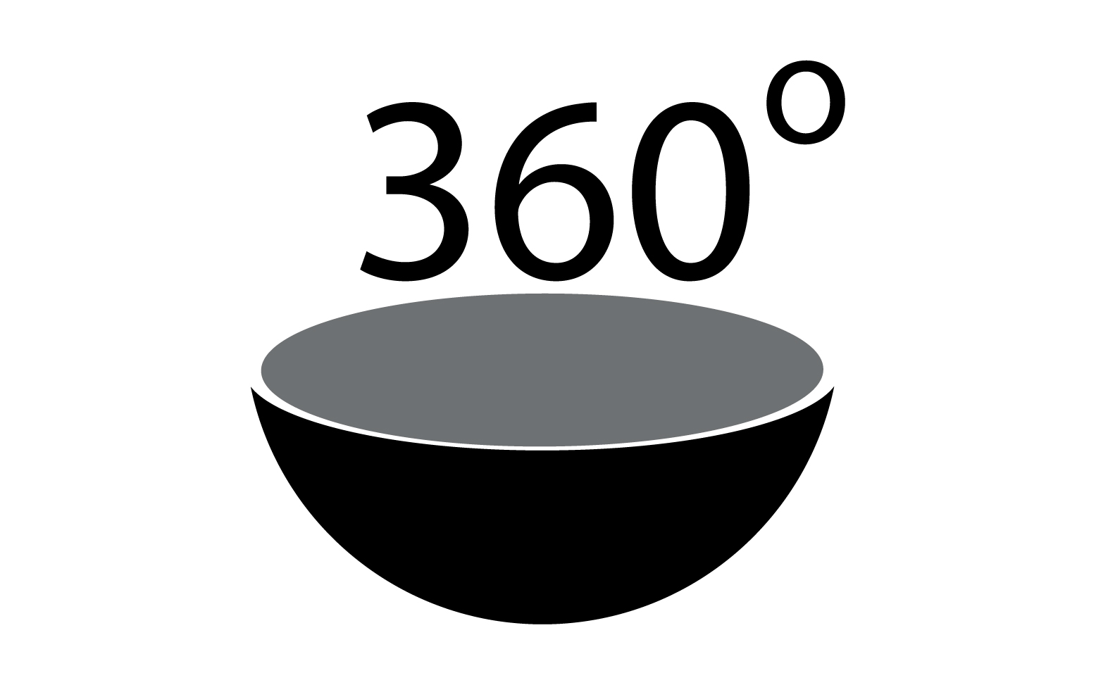 360 degree angle rotation icon symbol logo version v44