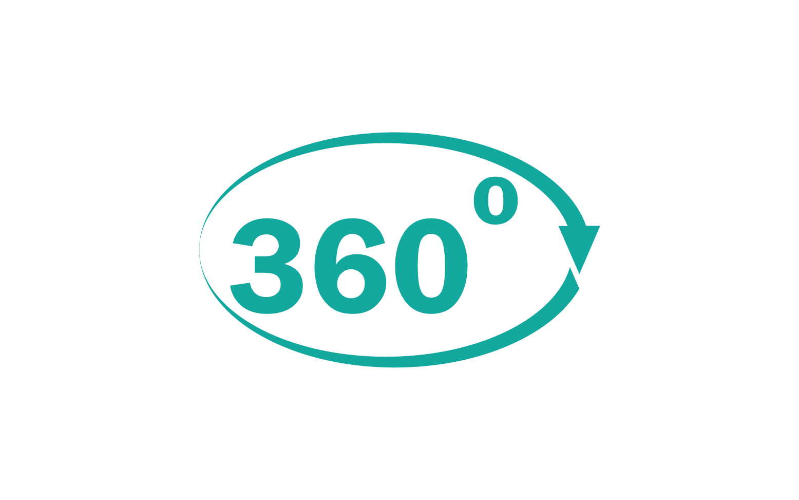 360 degree angle rotation icon symbol logo version v41
