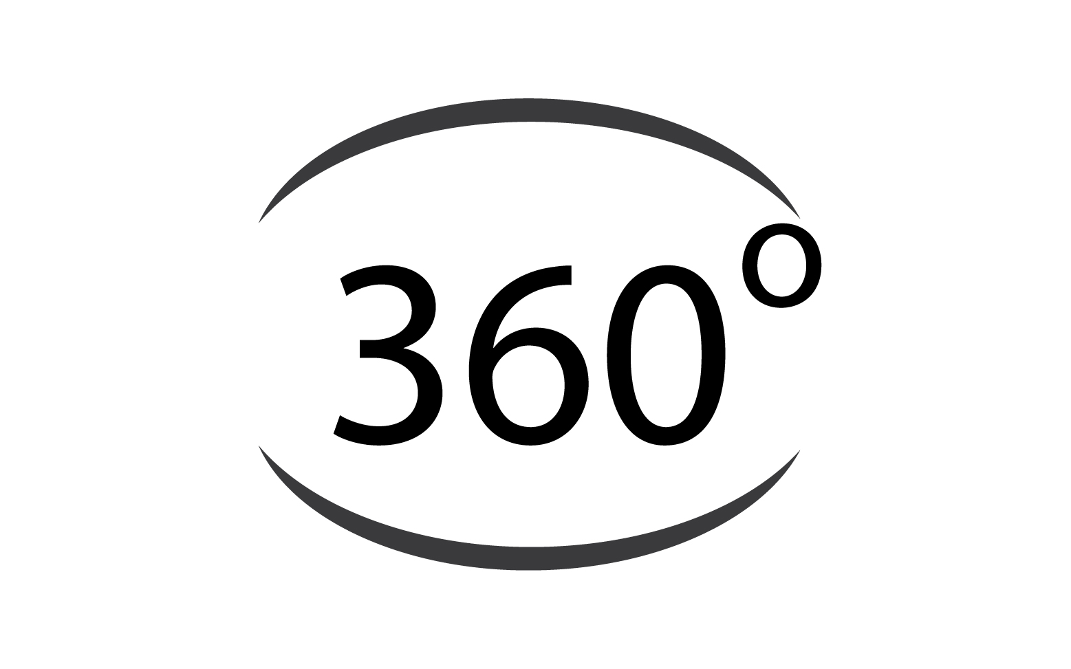 360 degree angle rotation icon symbol logo version v48