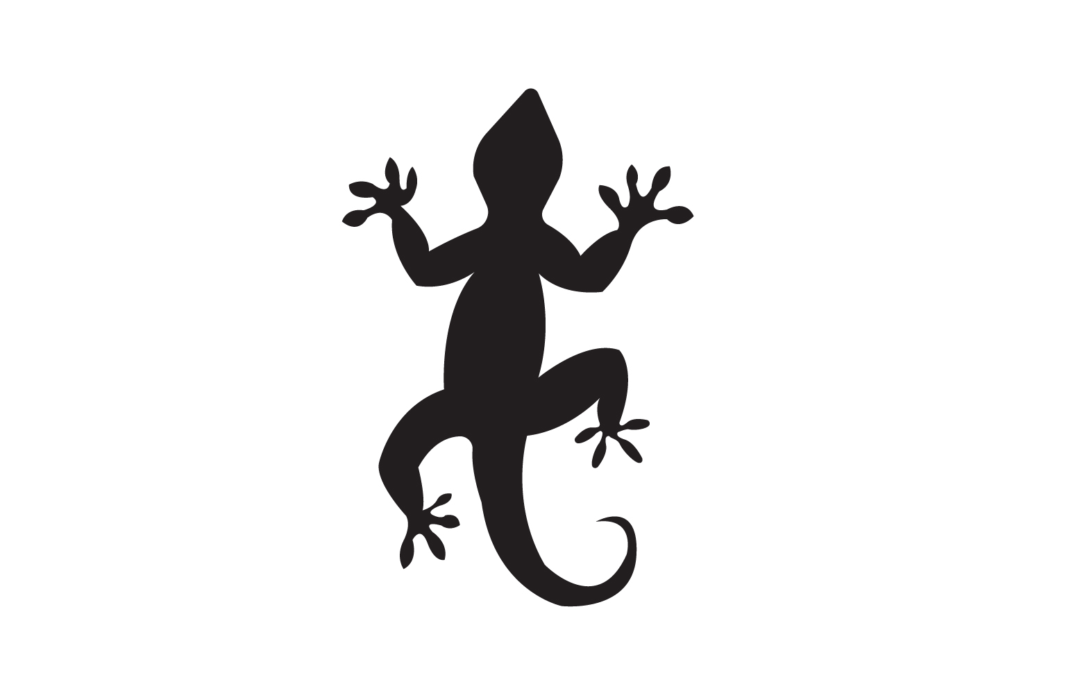 Lizard chameleon home lizard logo v9