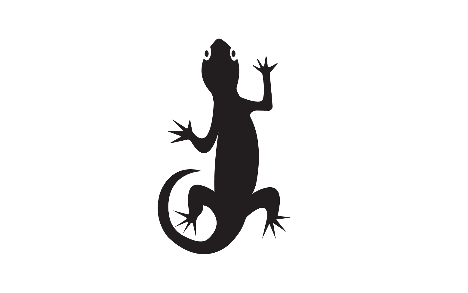Lizard chameleon home lizard logo v4