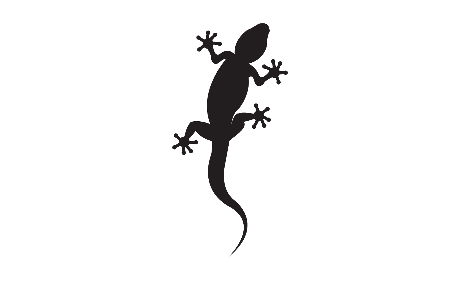 Lizard chameleon home lizard logo v8