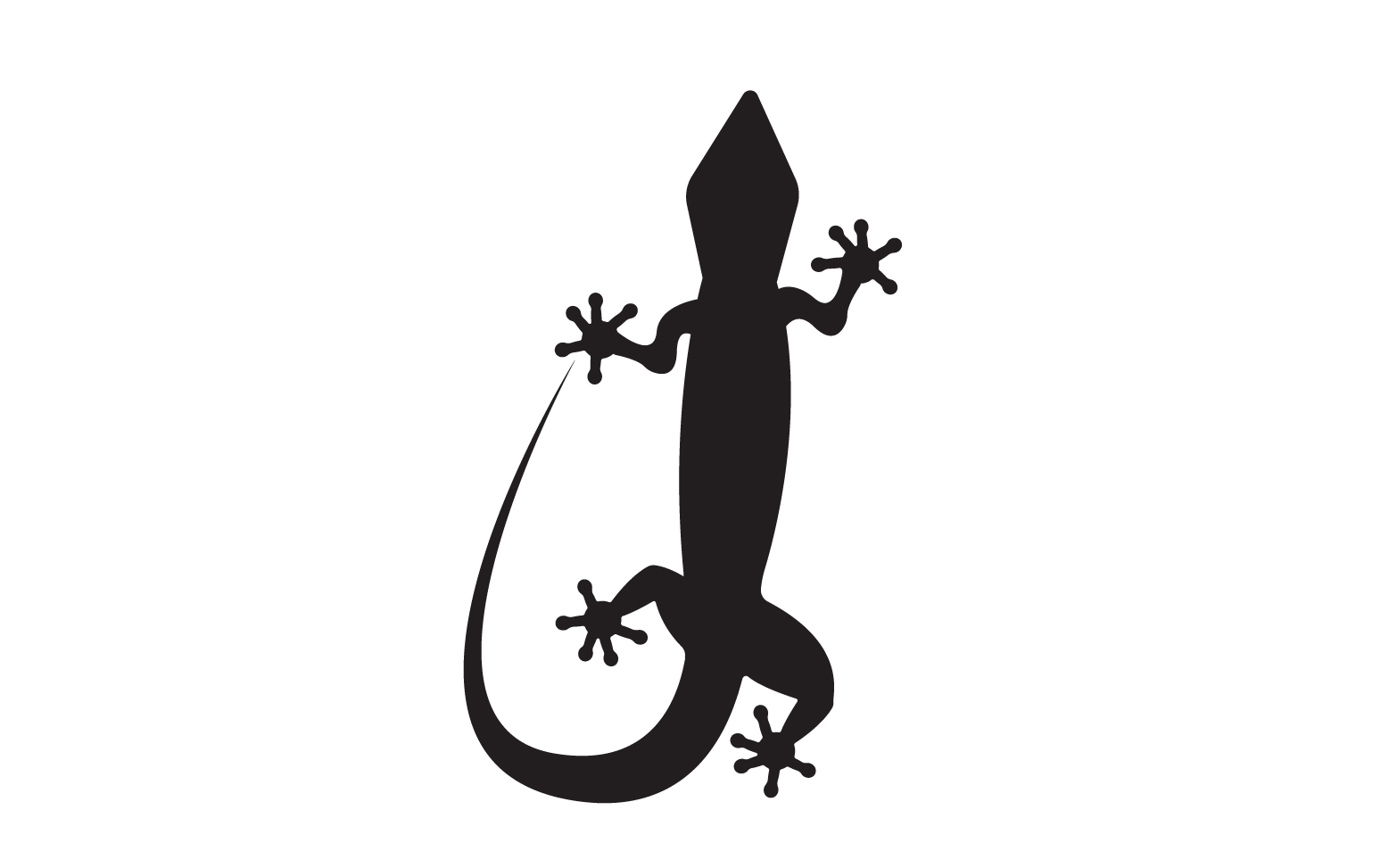 Lizard chameleon home lizard logo v10