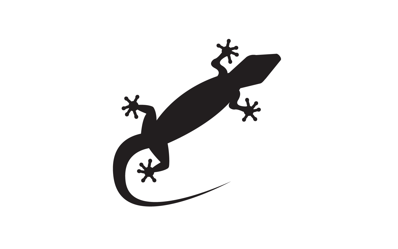 Lizard chameleon home lizard logo v23