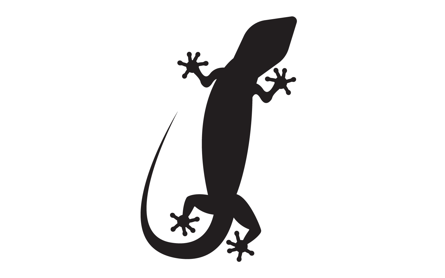 Lizard chameleon home lizard logo v34
