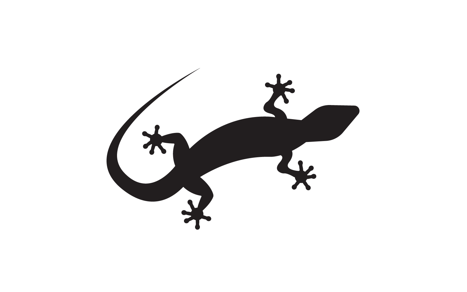 Lizard chameleon home lizard logo v39