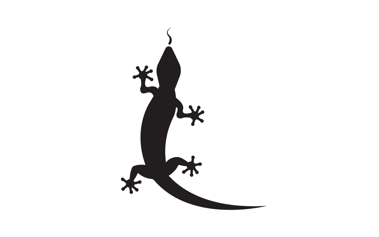 Lizard chameleon home lizard logo v40