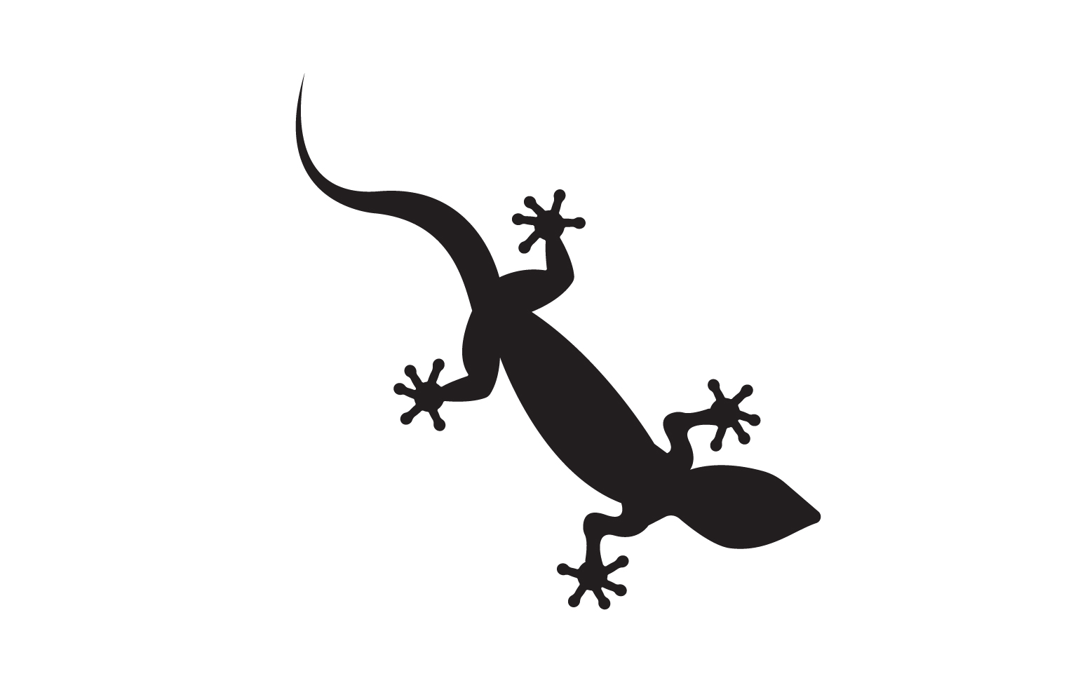 Lizard chameleon home lizard logo v56