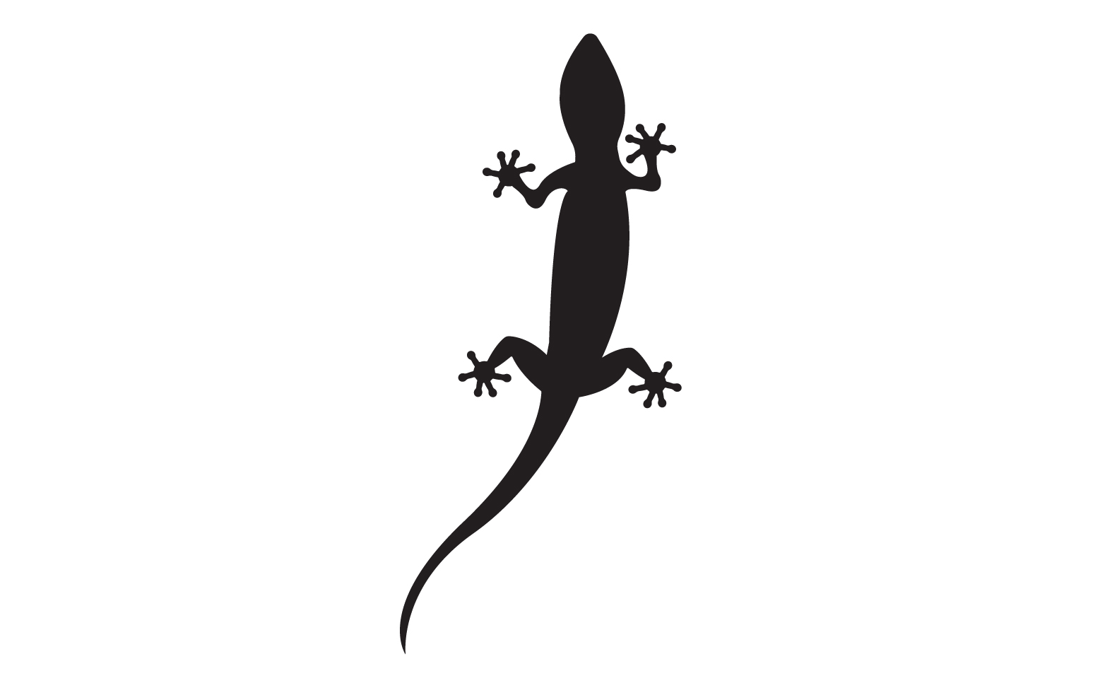 Lizard chameleon home lizard logo v58