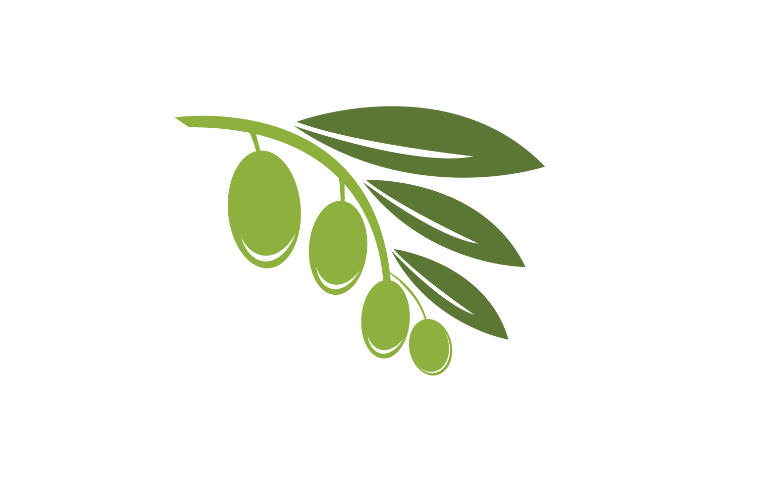Oil olive icon template logo vector v2