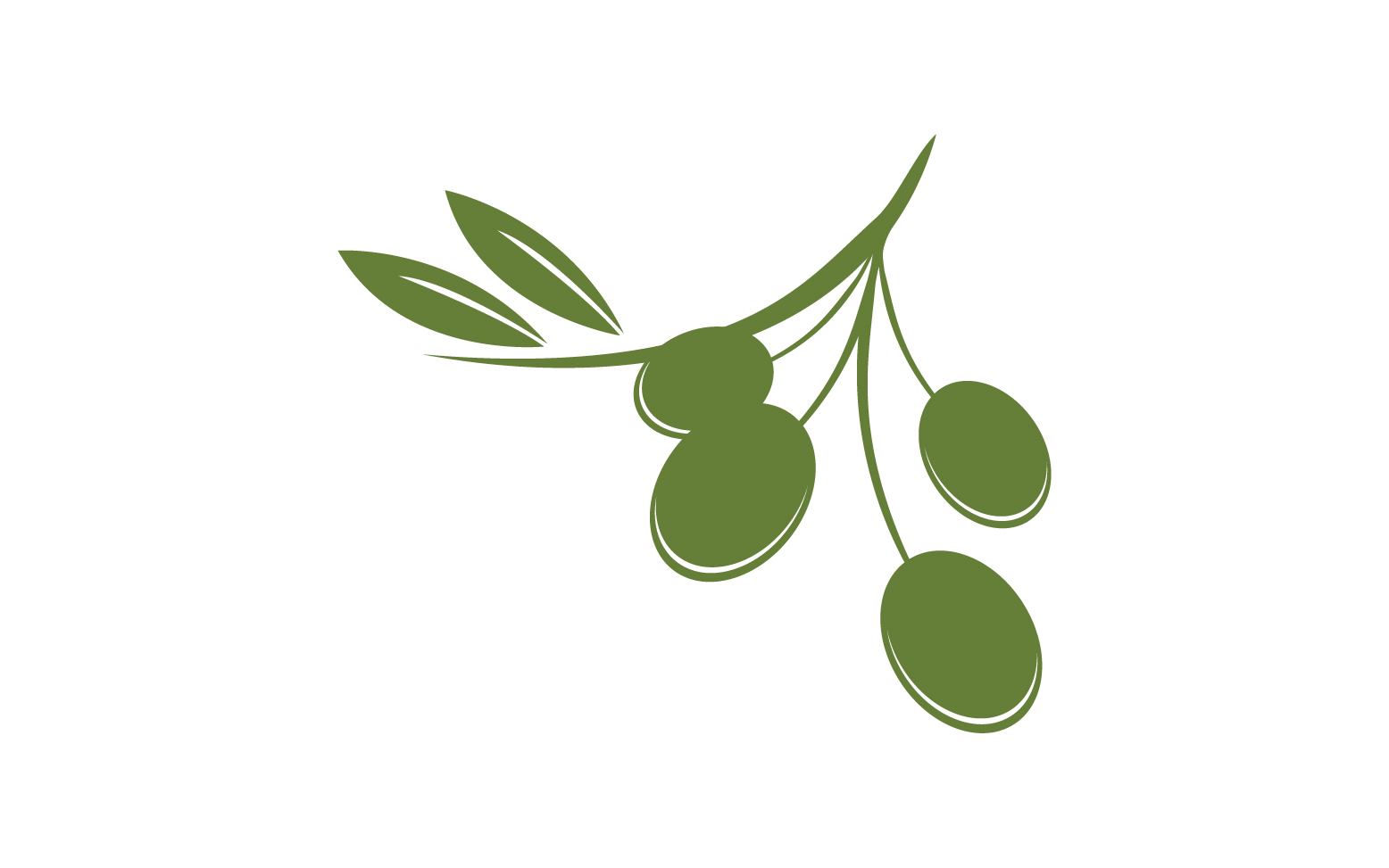 Oil olive icon template logo vector v7