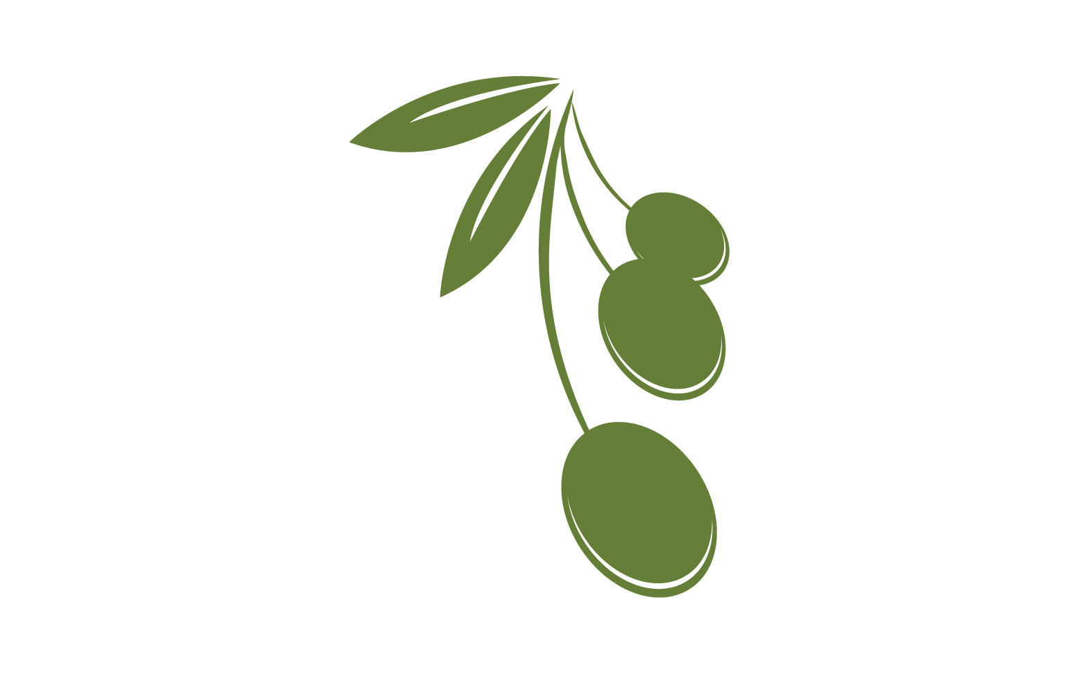 Oil olive icon template logo vector v6