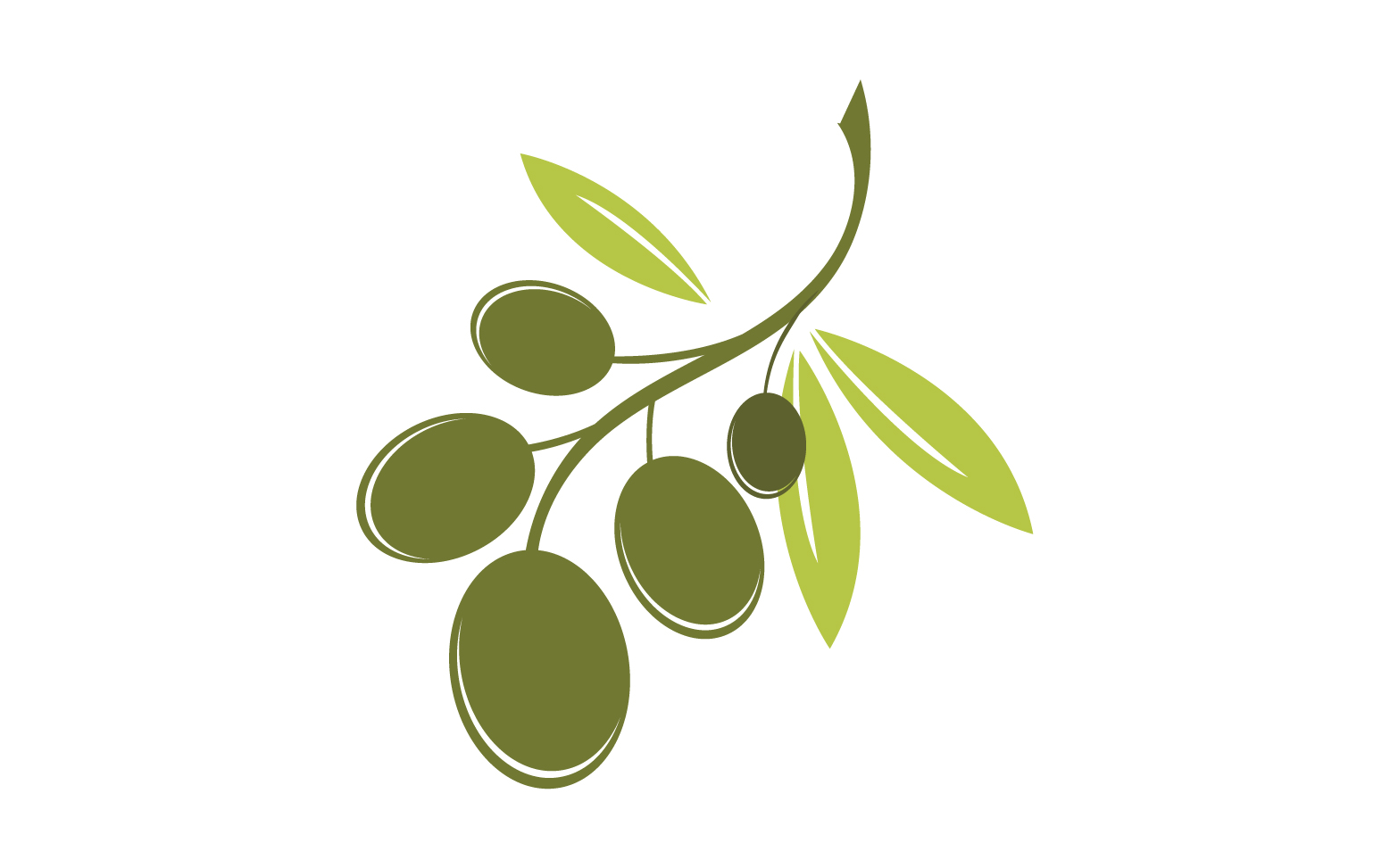 Oil olive icon template logo vector v13