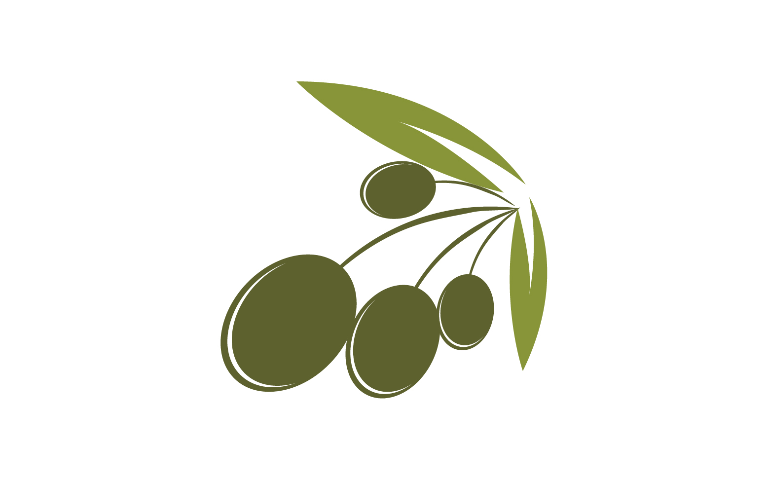 Oil olive icon template logo vector v8