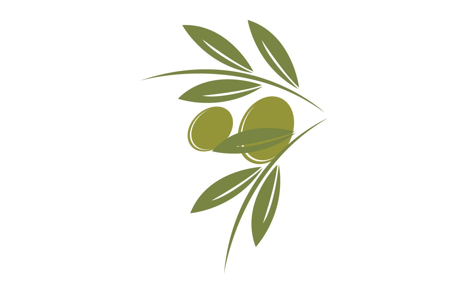 Oil olive icon template logo vector v15