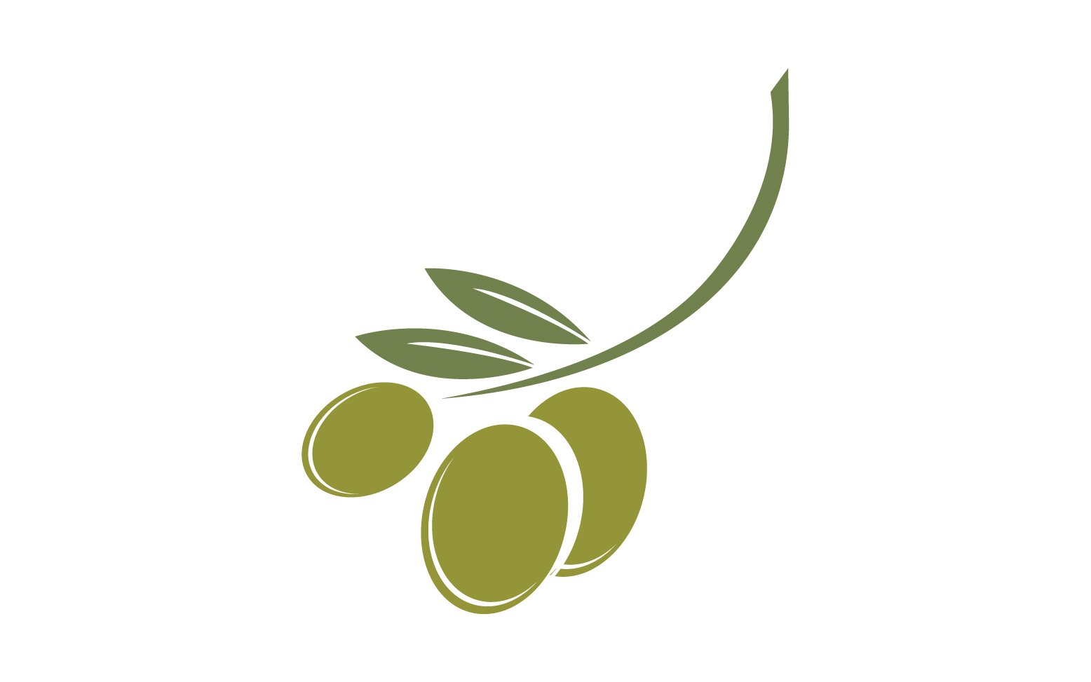 Oil olive icon template logo vector v14