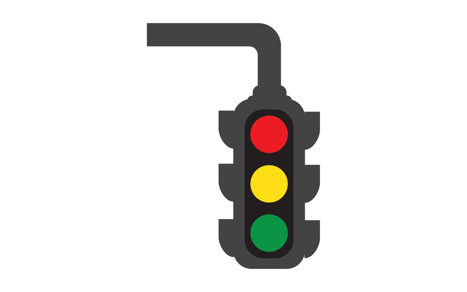 Trafic light icon logo vector template v24
