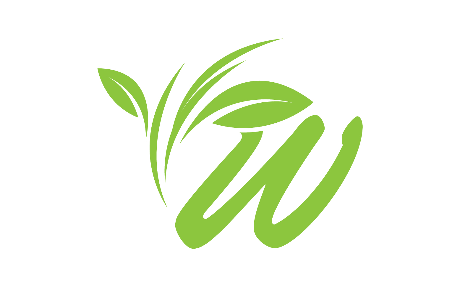 W letter initial company name vector v33