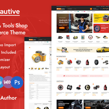 Parts Automobile WooCommerce Themes 392565