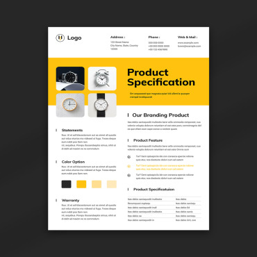 Specification Sheet Corporate Identity 392607