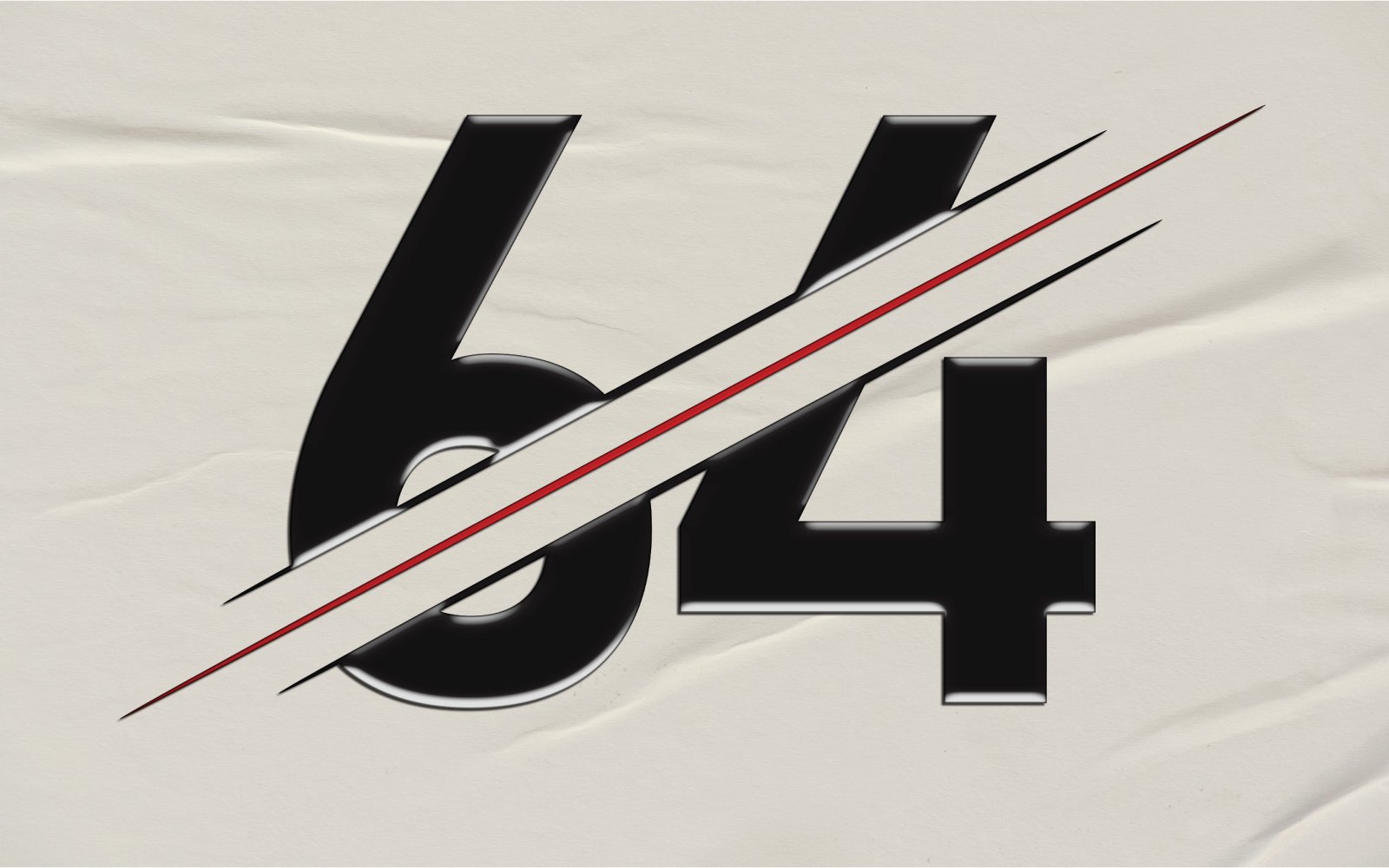 Professional Number 64 logo template design