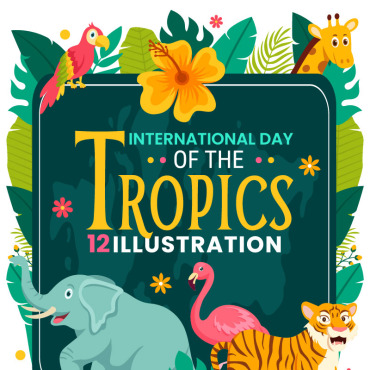 Of Tropics Illustrations Templates 392648