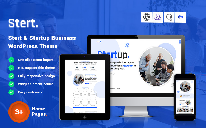 Stert - Startup Business WordPress Theme