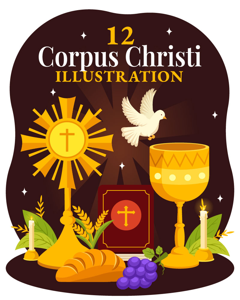 12 Corpus Christi Illustration