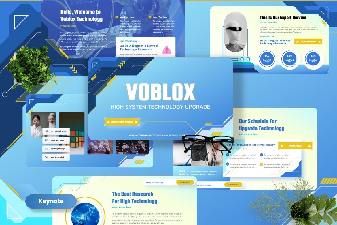Voblox - Tehcnology Keynote Templates