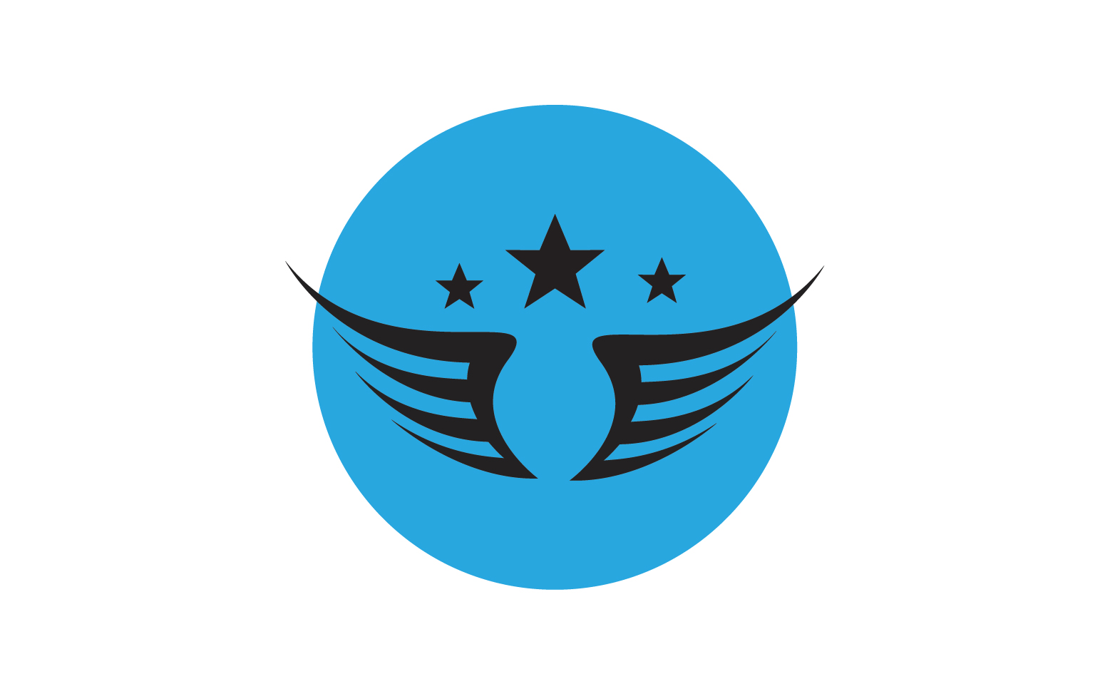 Wing bird icon template logo version v40