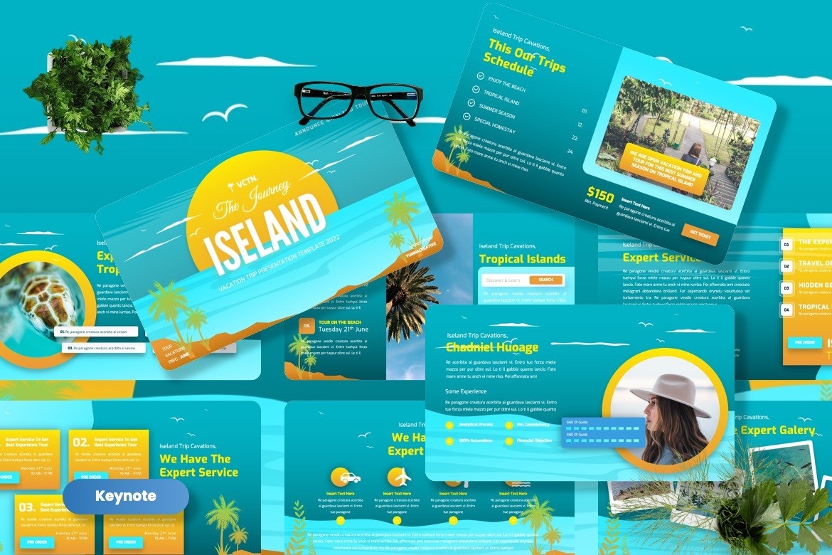 Isleand - Vacation Keynote Template