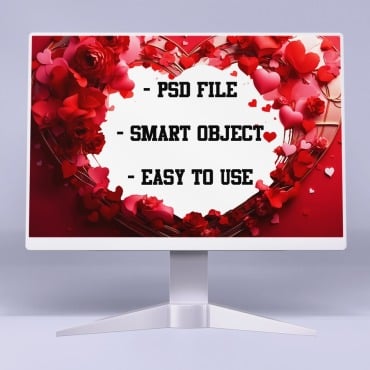 Heart Valentine Product Mockups 394471