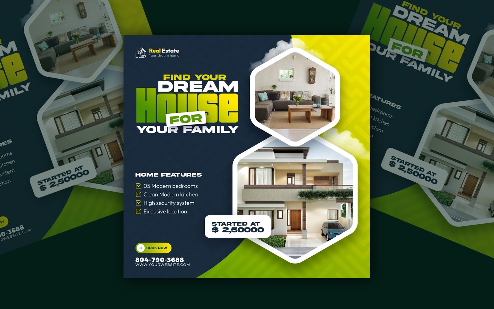 Real Estate House Property  Social  Media  Template