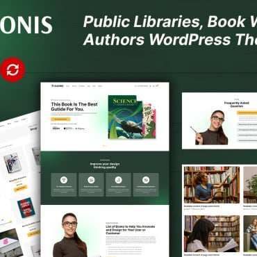 Author Book WordPress Themes 394687