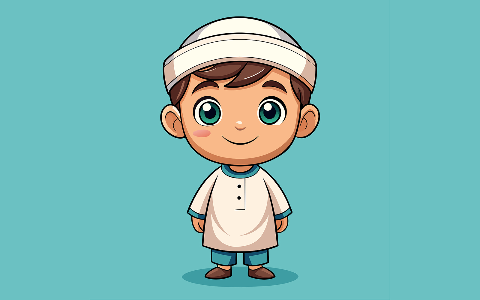 Cute Little Ramadhan Boy Design 01